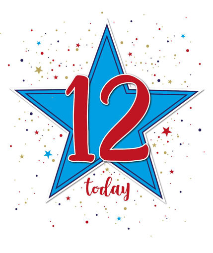 Picture of 12 TODAY BIRTHDAY CARD